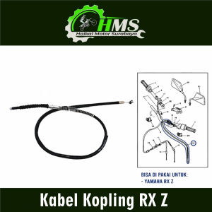 Kabel Kopling RX Z - Cable Cabel Tali Seling Clutch Kupling Kopleng Yamaha RXZ RZR RZ R
