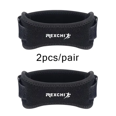 2Pcs/1Pair Knee Brace Patella Strap for Pain Relief&Patella StabilizerRunningHikingSoccerSquatsBiking and Other Sports