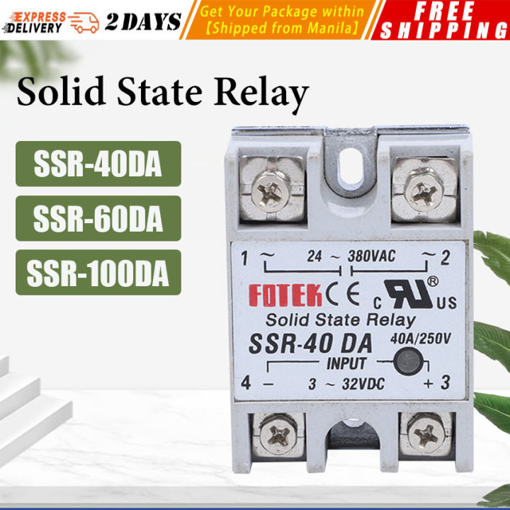 Solid State Relay SSR40/60/100DA SSR 40A 60A 00A DA Module for
