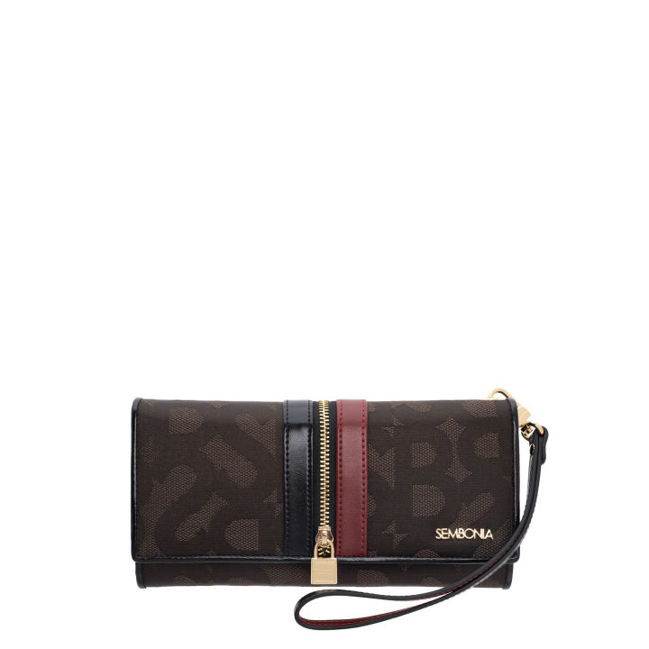 SEMBONIA Vittoria Monogram Large Tri-Fold Wallet 0602515-513A-05