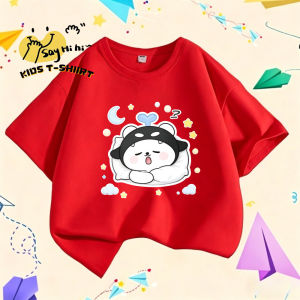 (24H Shipping) Kids T Shirt Sleeping Panda Design Casual Wear Soft Comfortable