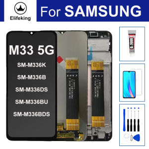 Original LCD For SAMSUNG M33 5G M336 SM-M336B SM-M336DS M336BU M336K Display Touch Screen Digitizer Assembly Replacement