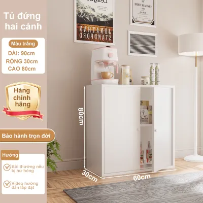 DAMIK Tủ Buffet Đựng Đồ Đa Năng Cao Cấp Tủ Gỗ Mdf Chống Thấm Dung Lượng Lớn Thiết Phù Hợp Làm Tủ Bếp