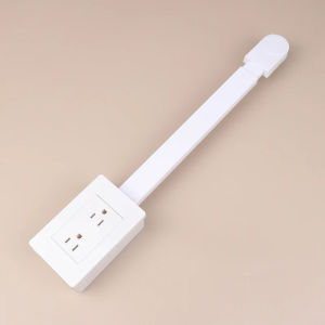 1pc Adjustable Electrical Outlet Extender Power Socket Sofa Bedside Rotating Expandertool