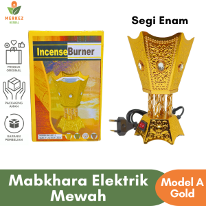 Mabkhara Prapen Tempat Wadah Bakar Bakaran Bukhur Buhur Dupa Arab Aesthetic Mewah Elektrik Mabkharah