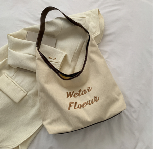 BAG TOTE BAG AESTHETIC Embroidery Hobo Bag 1122-7