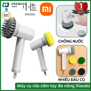 Máy cọ rửa cầm tay đa năng Xiaomi Xiaoda Cọ rửa nhà vệ sinh nhà bếp không dây sạc điện USB bàn chải vệ sinh đầu xoay