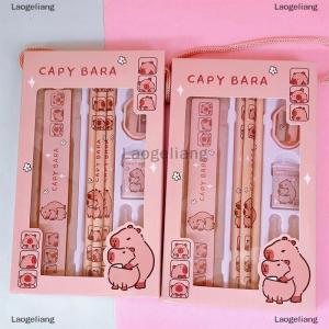 [COD] Laogeliang 8 trong 1 capybara phim hoạt hình động vật bút chì Cai Trị tẩy Mài văn phòng phẩm thiết lập văn phòng học sinh văn phòng viết Nguồn cung cấp trẻ em Quà tặng