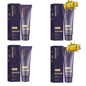 ⚡No.1🏆[Anti-Aging Cream] Gold Snake Oil Moisturizer  Wrinkle Smoothing Skin Renewal Essence  With Collagen Squalane Serum  Non-Greasy Fast Absorption For Face and Neck Cream