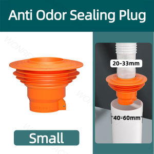 Silicone Sewer Pipe Seal Ring Drain Pipe Connector Washing Machine Sealing Plug Drain Odor Stopper Anti Smell Anti Insect Anti Blocking Cover密封塞