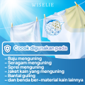 Wiselie Pembersih Bantal dan Mukenah Cloth Stain Remover Pembersih Penghilang Noda Pakaian Efektif Mengangkat Kotoran Membandel Pencerah Warna Pakaian Menjaga Kain Tetap Lembut dan Nyaman Aman untuk Semua Jenis Kain Mengembalikan Keindahan Warna Asli. 