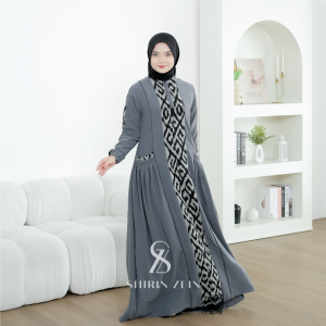 ShirinZein - Gamis Wanita Devina Etnik Size S-3XL Busui Friendly Model Terbaru Lebaran 2024