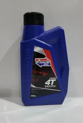 น้ำมันเครื่องspeed oil SAE 10w-40 สังเคราะห์แท้ 100% สำหรับจักร์ยานยนต์4จังหวะขนาด0.8ลิตร สำหรับรถเกียร์ ct Wave Drem Monkey