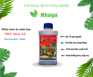 Phân bón lá trung vi lượng aton AZ 500ml Ra rễ - Xé mắt cua - Bung bông