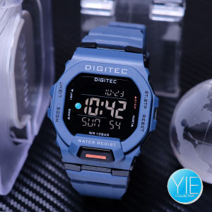 Jam Tangan Pria Original Anti Air Digitec DG 5169 T Biru Navy Digital Sport Tali Karet