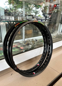 สีดำ แวว ขอบล้อ BOSHI ขนาด 1.4-17 [ต่อคู่]