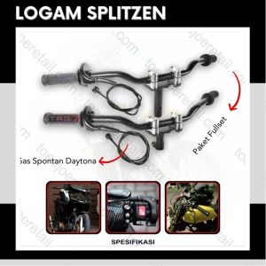 stang setang rzr dan trondol dudukan plus raiser stang lengkap dengan gas kontan spontan variasi universal