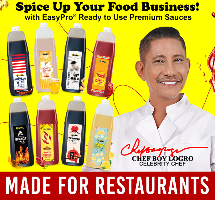 Easy Brand Premium Sauces MADE FOR RESTAURANTS ( WILL GIVE