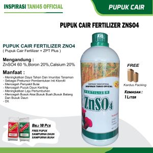 Pupuk Cair ZnSO4  Kemasan 1 liter/Pupuk Cair ZnSO4 1 Liter