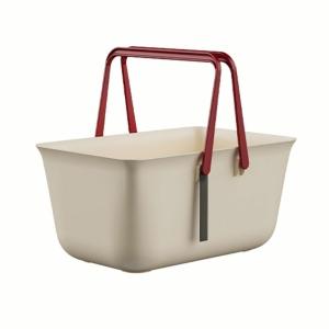 Modern Bathroom Container With Breathable Design Handheld Shower Essential Organizer Contemporary Storage Basket