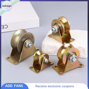 Aokago ล้อร่อง V U 1.2 2 2.5 ล้อเลื่อนแบบเลื่อนลูกกลิ้งแข็งสำหรับงานหนัก