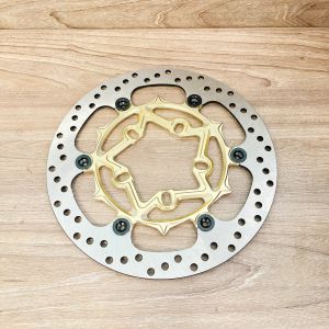 Đĩa Bremb@ màu vàng anode nút đen 5 lỗ cho Vario/Click 150 size 265mm