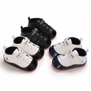 Newborn Baby Shoes Boy Girl Classical Sport Soft Sole PU Leather Multi-Color First Walker Crib Moccasins Casual Sneakers Shoes