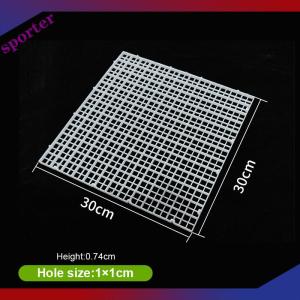 Sporter แผ่นแยกถังปลาประกบถอดได้แผ่นกรองตาข่ายด้านบนแผ่นกรองด้านล่างแผ่นตัวยึดแผ่นกรองด้านล่าง
