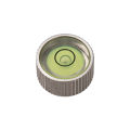 Screw Metal Bubble Level Universal Horizontal Bubble Level 1/4 Inch Screw Installation High Precision Level Circular Bubble. 