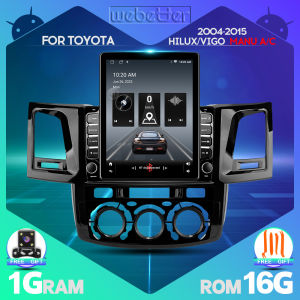 Wwebetter TopNavi แอนดรอยด์4Core IPS หน้าจอแนวตั้ง9.7นิ้ววิทยุติดรถยนต์เครื่องเล่นสำหรับโตโยต้า Hilux Fortuner Vigo 2004-2015ด้วยอินเตอร์เน็ตไร้สาย BT SWC MirrorLink มุมมองด้านหลัง GPS นำทาง