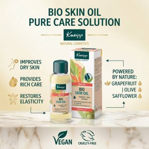 Kneipp Organic Skin Oil 100ml Grapefruit Serum Beauty Oil for Body Organic Oil 100ml