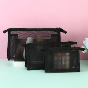 Murah Banget - Pouch Resleting Transparan / Tas Kosmetik Travel