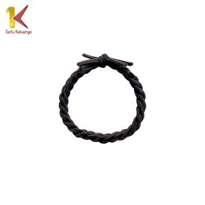Satu Keluarga Ikat Rambut Kepang Model Gelang Wanita C936 Karet Rambut Warna Warni Scrunchie Hair