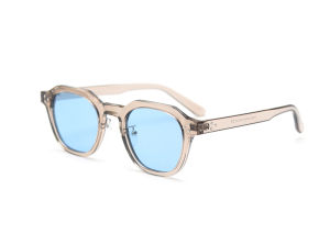 Peekaboo - kính râm Retro phong cách Hàn Quốc dành cho phụ nữ khung TR90 đa giác phân cực UV400 nam Xanh lá cây  nâu 2023 mùa hè