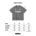 NRDN Clothing T-Shirt Kaos Oversize Acid Power Stripe Sleeve. 