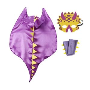 FORTUNESS Golves Dragon Cloak Cosplay Costumes Dinosaur Costume Cute Hooded Cape Halloween Kids Costume Boys Girls