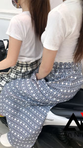 BigSize eo 65-115cm - váy chống nắng xẻ tà có nút bấm chân chất vải dày đẹp được chọn mẫu