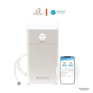 Máy pha sữa tự động cho bé Niucun Pro Đức máy pha sữa tiệt trùng sấy khô tia UV - Monnie Kids