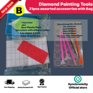 SYN 5D Diamond Painting tools DIY drill pen roller glue plastic tray wheel drill pen mud glue squeegee crafts diamond embroidery mud clay nail art mobile phone decoration