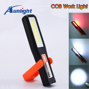 Aunlight Powerful COB LED Work Light Car Garage Mechanic Lamp USB Rechargeable Flashlight Magnetic Torch Emergency Light Warning Light