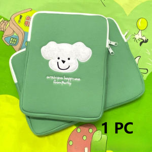 MASTERYX Soft Plush Tablet Sleeve Bag 11 Inch Cartoon Laptop Bag Portable Protective Tablet Case Cover for iPad Air/Samsung/Xiaomi