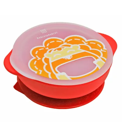 Marcus & Marcus Silicone Suction Bowl with Lid - Marcus