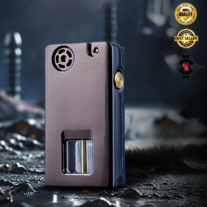 Transparent Kerosene Lighter Auto-Eject Open-Flip Ignition Windproof Design LT-0556