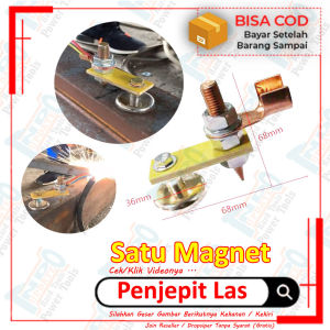 Klem Clam Massa Magnet Las Tang Stang Las Massa Magnit Strong Magnetik Ground Clamp Welding 1 magnet
