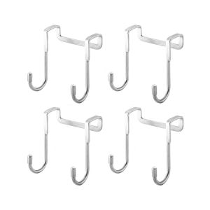 HESPR🌈ตะขอสแตนเลสคู่ที่สร้างสรรค์ตู้ประตูด้านหลังชนิดแขวน/ห้องน้ำห้องครัวเสื้อกระเป๋าหมวกผ้าขนหนูที่ใส่กุญแจ