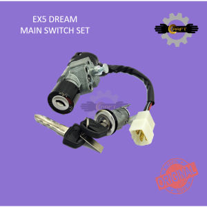 HONDA EX5 DREAM MAIN SWITCH KEY SET 100% ORIGINAL HONDA GENUINE PARTS STARTER SWITCH EX5 DREAM 35010-KVF-M800