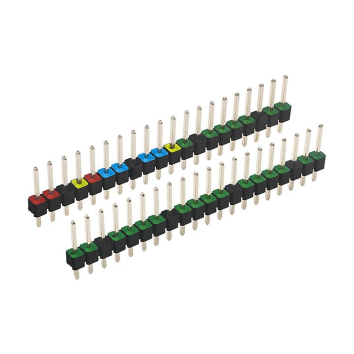 LAG7 New 20 Pin GPIO Header Adapter 2.54mm Pitch Double Row Color Pin ...