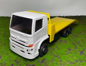 โมเดลรถ 10 ล้อ รถย้ายรถขุดจำลอง 1/24 รถบรรทุกหม่ำโมเดล รถเทรนเลอร์ ของเล่นเด็กผู้ชาย