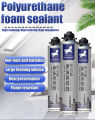 750ML 900g Polyurethane PU Spray Expanding Foam Spray Sealant 120 times Expanding Foam Filling Wall Gaps & cracks. 