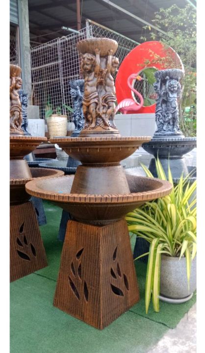 น้ำพุเสริมฮวงจุ้ยสูง 100 ซม. ดีไซน์ทันสมัย